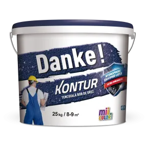 Декоративная штукатурка Барашек белый Nordic Kontur Danke!